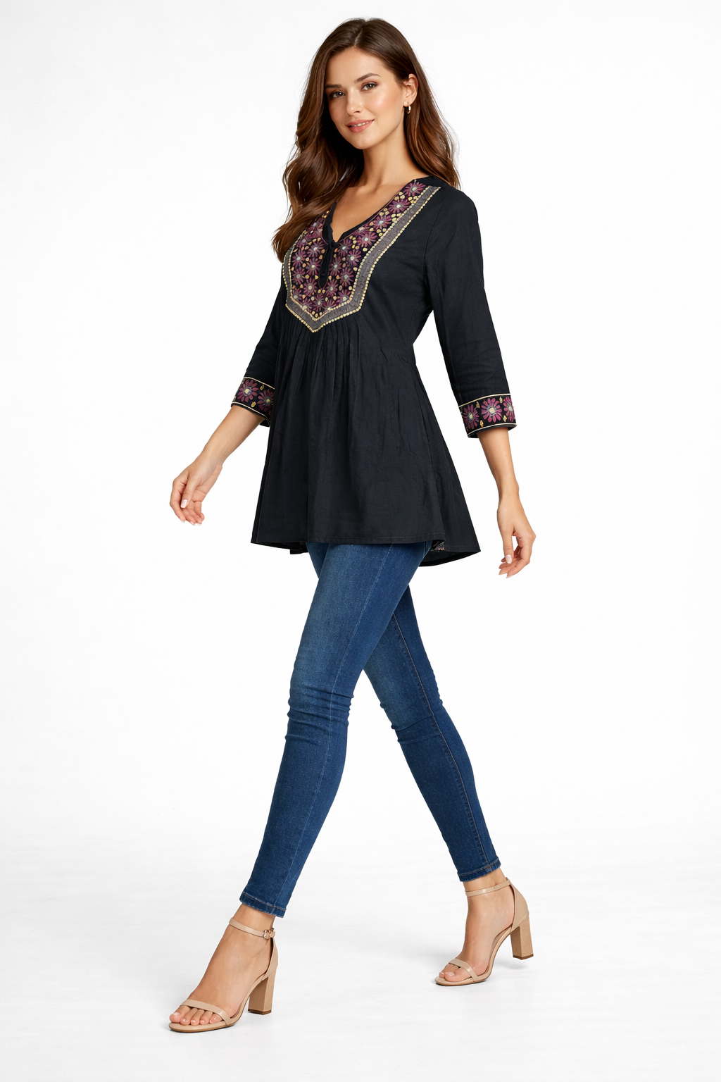 black-embroidered-rayon-v-neck-tunic-top-2.png
