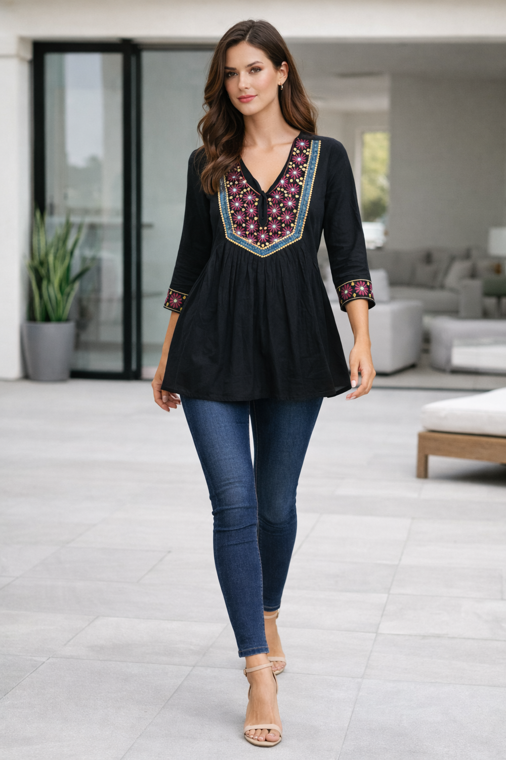 black-embroidered-rayon-v-neck-tunic-top-5.png