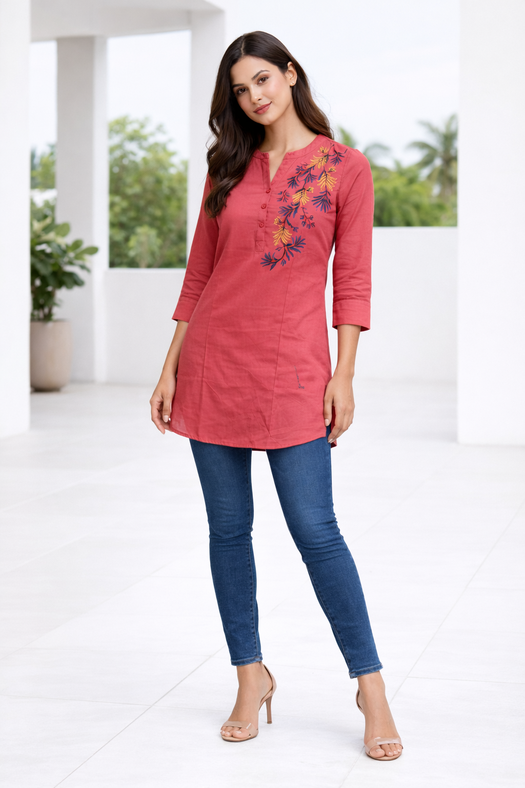coral-embroidered-cotton-straight-kurti-1.png