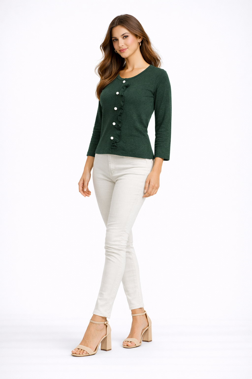 dark-green-stretch-cotton-ruffle-button-top-3.png