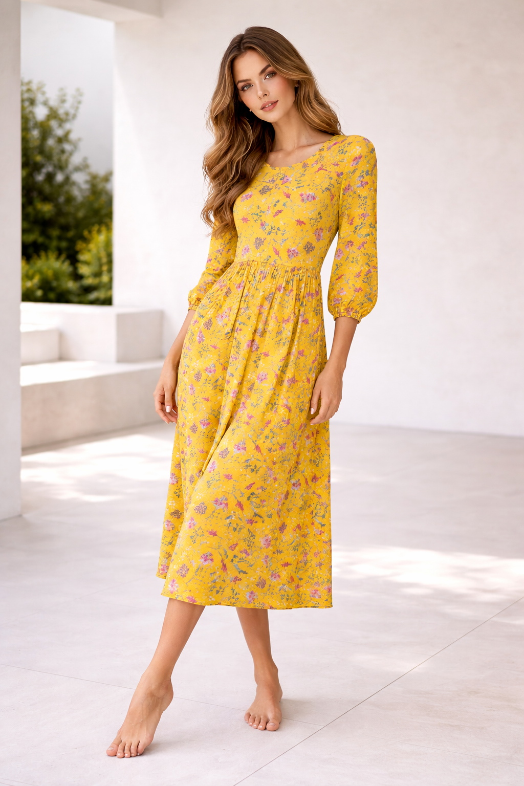 mustard-yellow-floral-rayon-maxi-dress-1.png