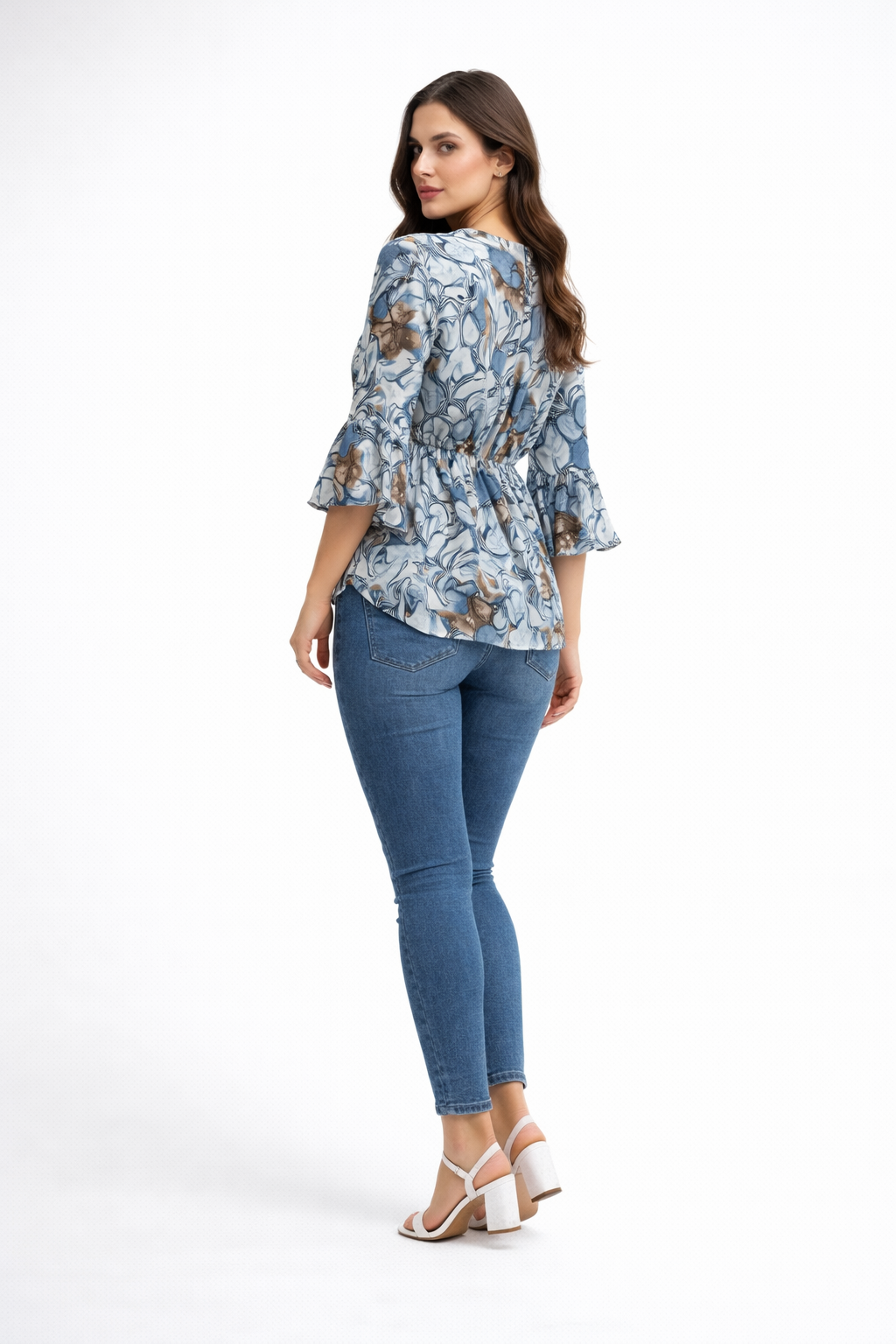 womens-abstract-floral-chiffon-peplum-top-blue-4.png
