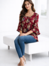 womens-burgundy-floral-bell-sleeve-casual-top-2.png