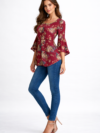 womens-burgundy-floral-bell-sleeve-casual-top-3.png