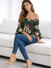 womens-floral-off-shoulder-cotton-top-green-2.png