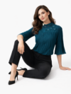 womens-pleated-bell-sleeve-cotton-top-teal-2.png