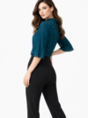 womens-pleated-bell-sleeve-cotton-top-teal-3.png