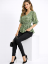 womens-printed-chiffon-peplum-top-green-2.png