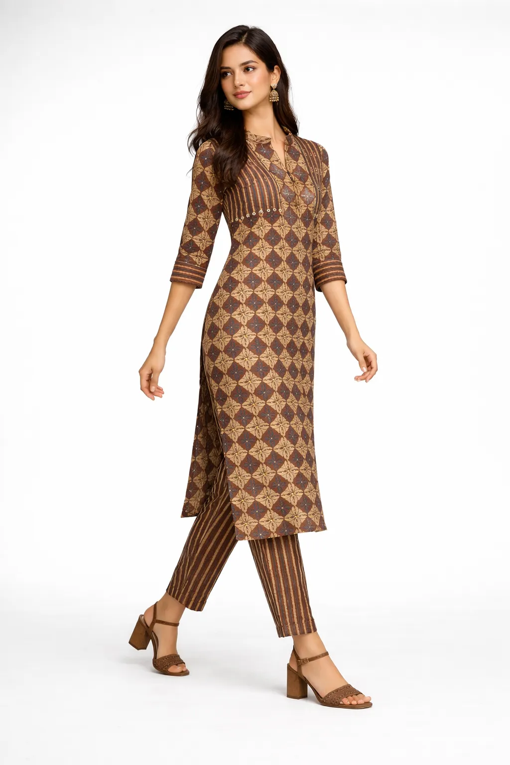 brown-geometric-printed-rayon-kurti-with-pant-set-3.webp
