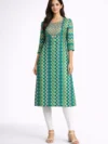 teal-chevron-printed-cotton-straight-kurti-3.webp