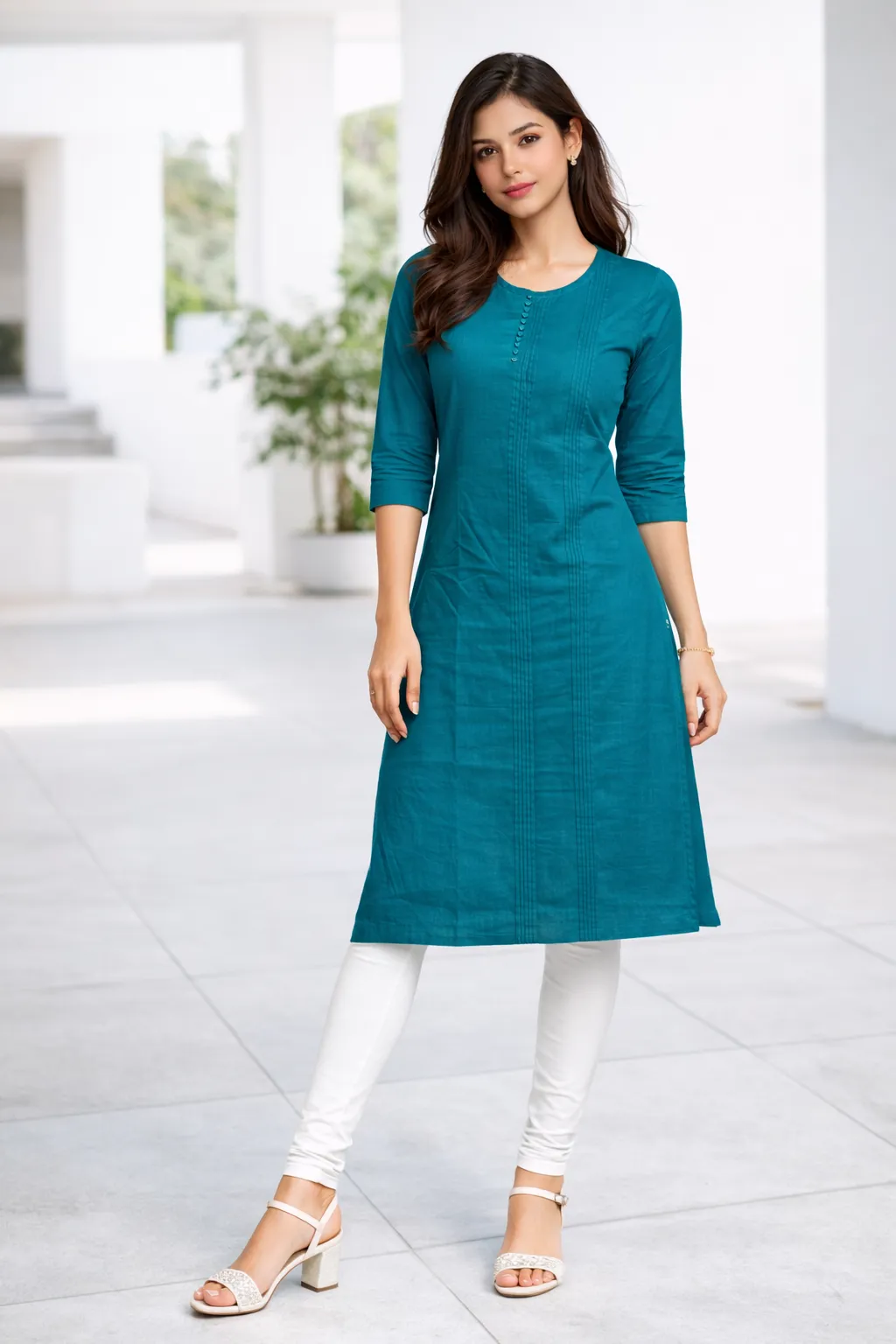 teal-green-cotton-solid-straight-kurti-1.webp
