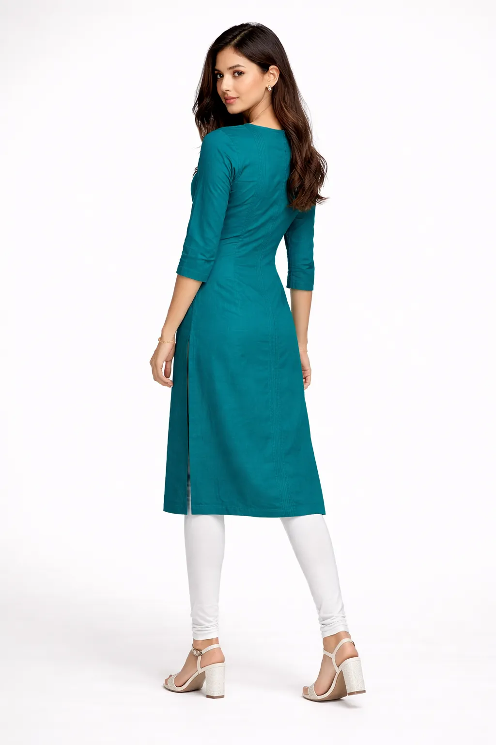 teal-green-cotton-solid-straight-kurti-4.webp