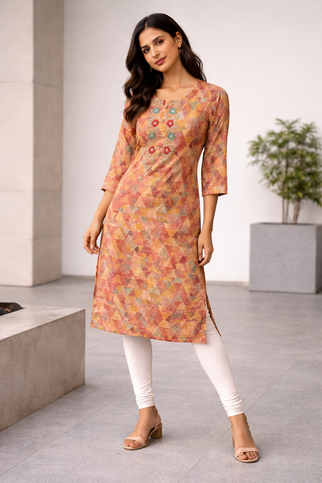 womens-multicolor-geometric-printed-silk-kurti-1.png