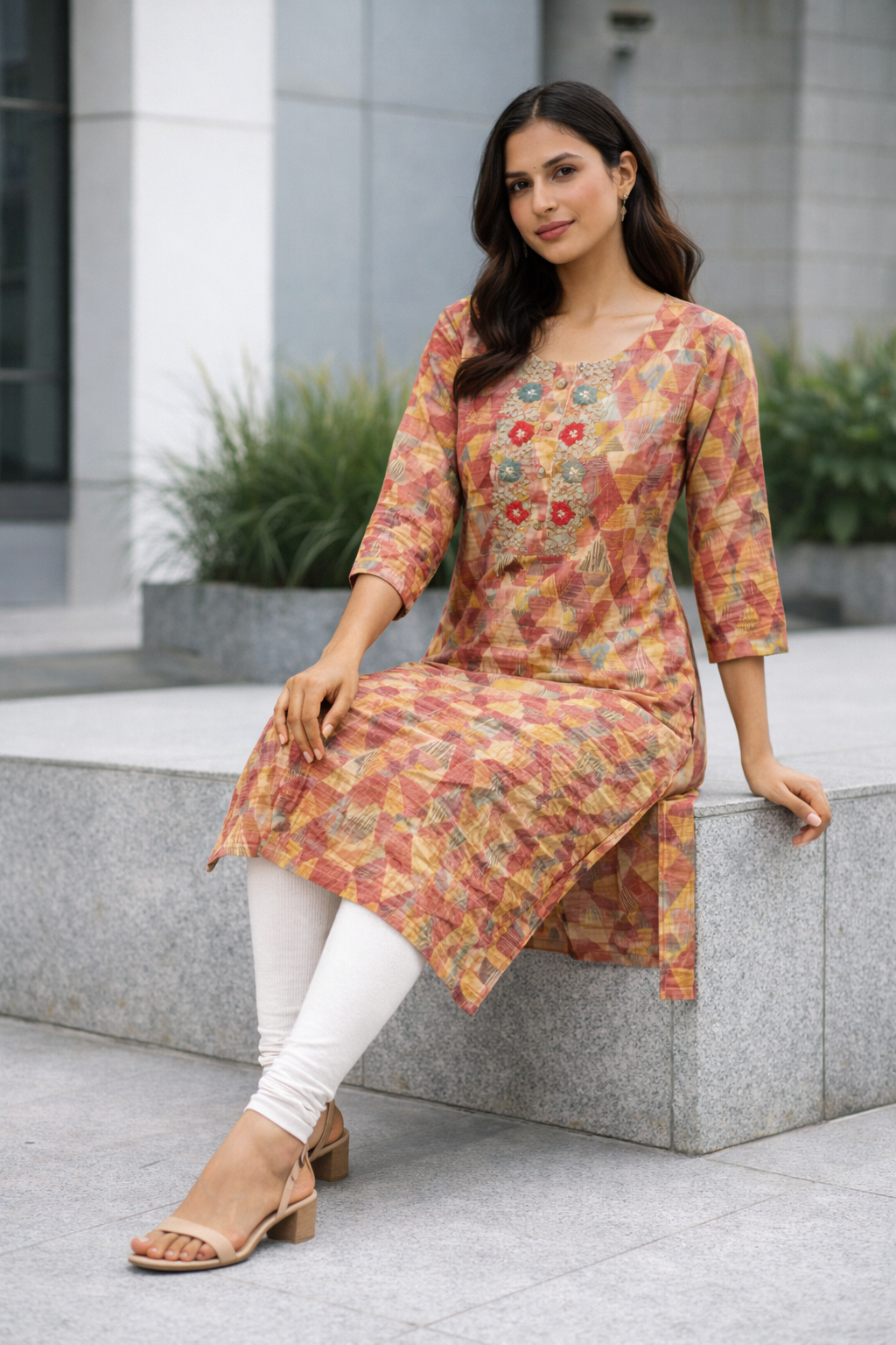 womens-multicolor-geometric-printed-silk-kurti-2.png