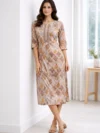 Women’s Printed Premium Silk Kurti