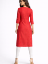 navy-blue-striped-embroidered-rayon-kurti-red-3