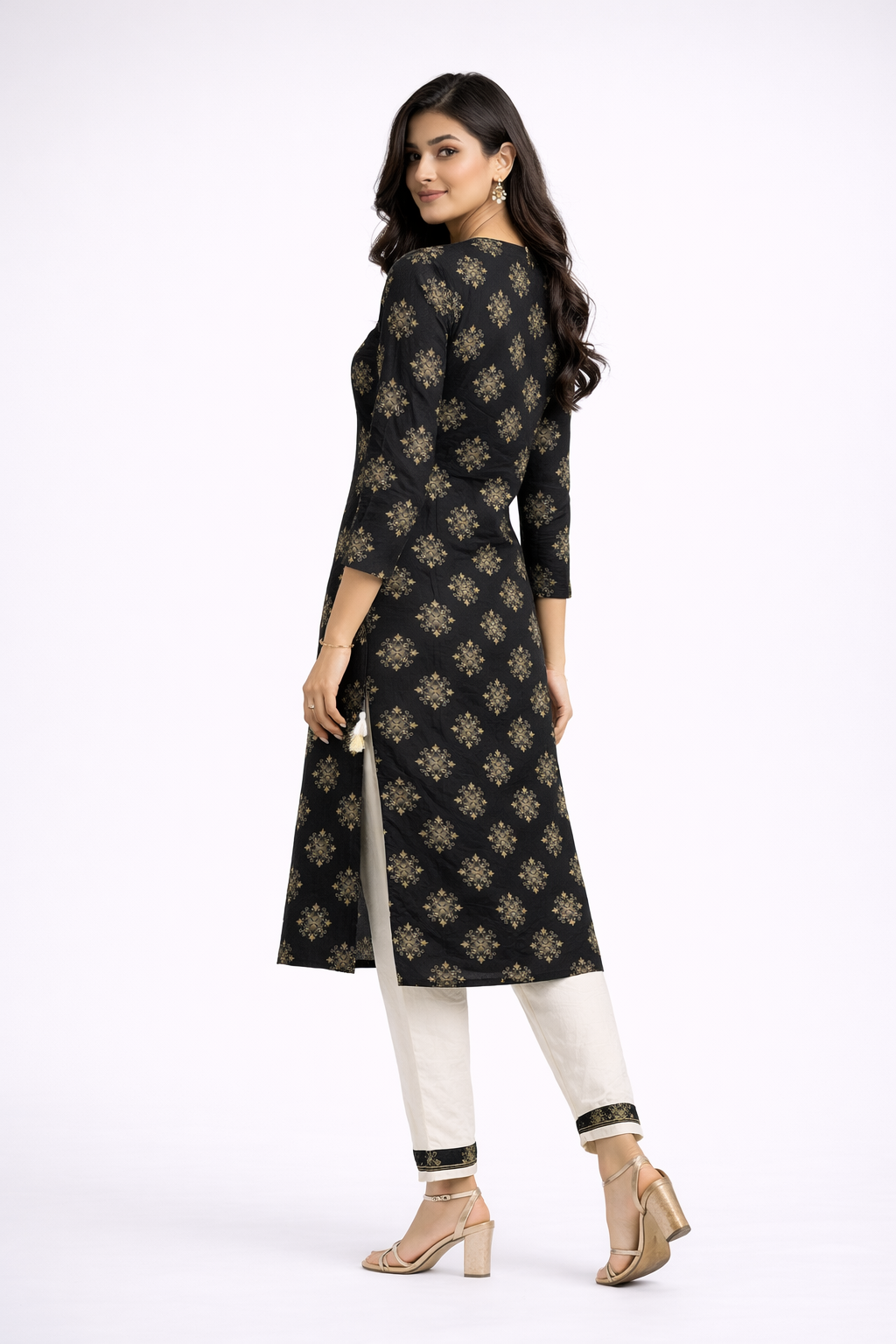 black-gold-printed-cotton-kurti-with-pant-black-3.png