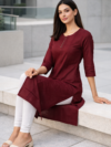maroon-solid-straight-cotton-kurti-maroon-4.png