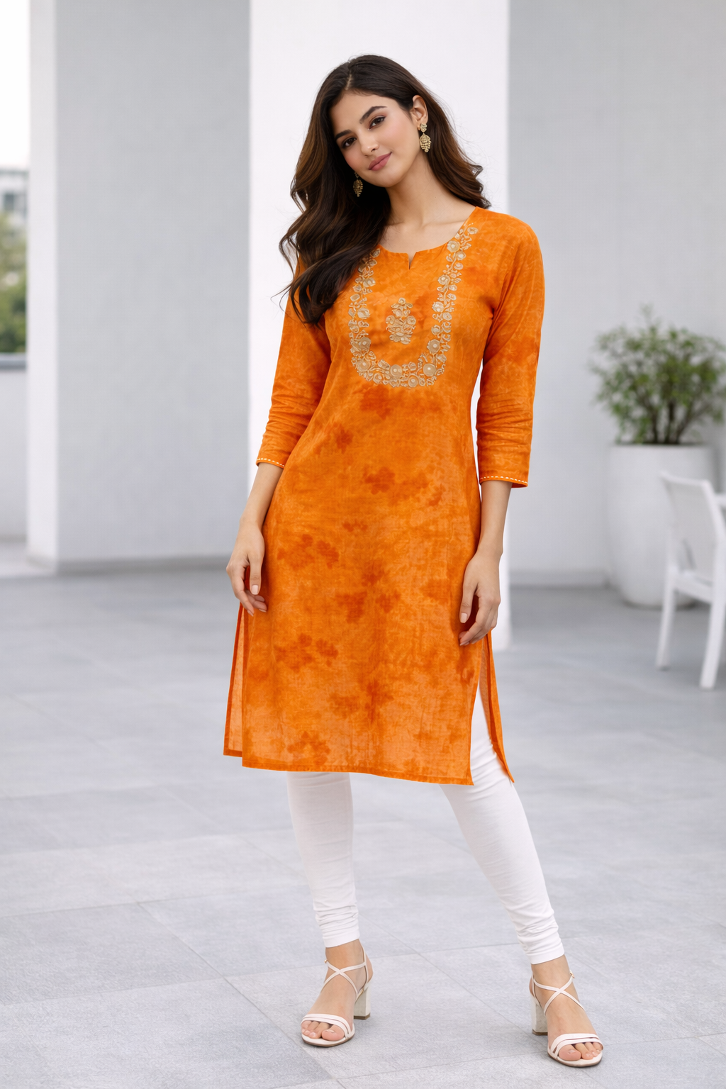 orange-tie-dye-embroidered-cotton-kurti-orange-1.png