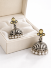 oxidised-silver-jhumka-earrings-with-yellow-stone-3.png