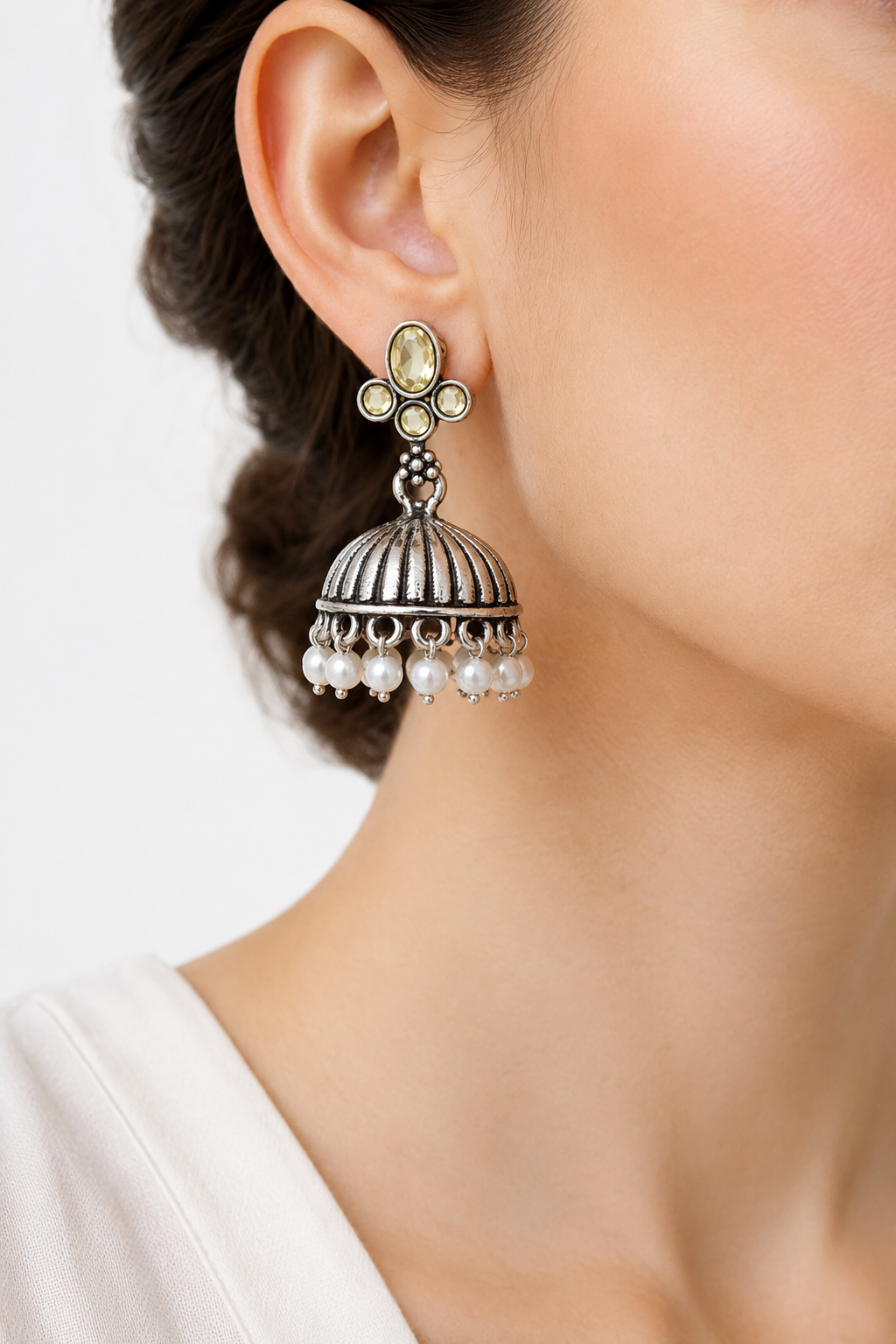 oxidised-silver-jhumka-earrings-with-yellow-stone-4.png