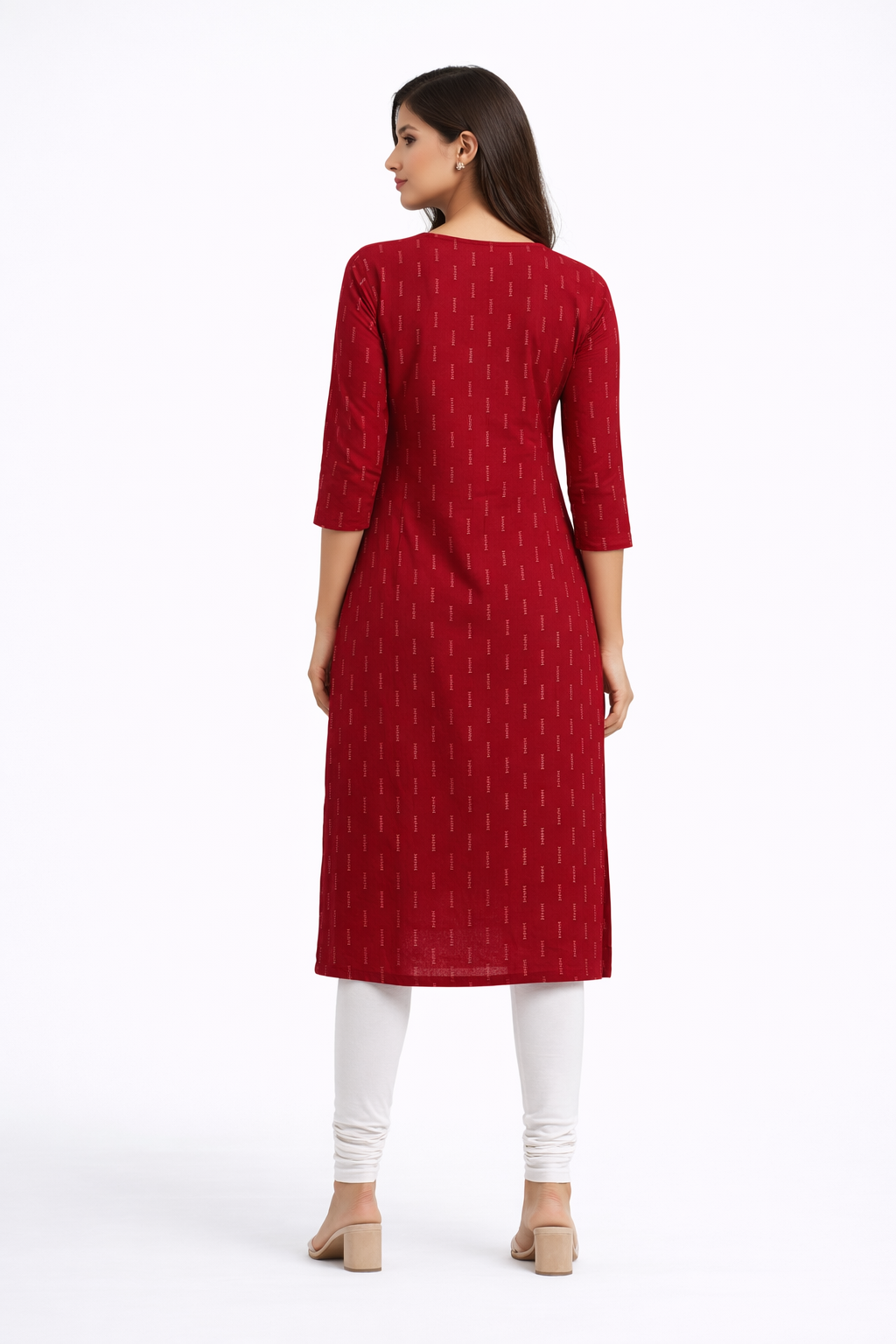 red-embroidered-rayon-straight-kurti-deep-red-3.png
