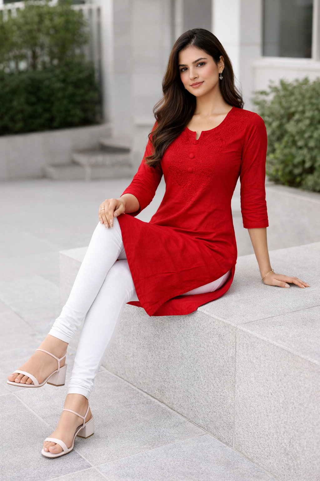 red-embroidered-rayon-straight-kurti-red-4.png