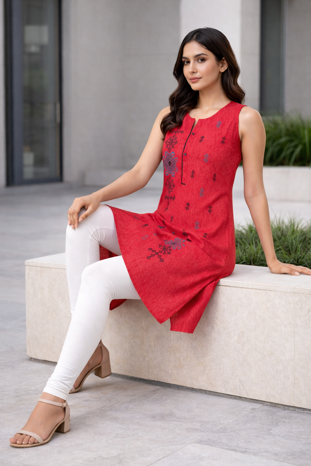 red-printed-sleeveless-cotton-kurti-red-4.png