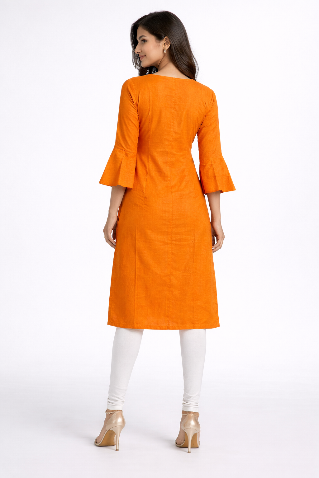 stylish-orange-bell-sleeve-cotton-kurti-2.png