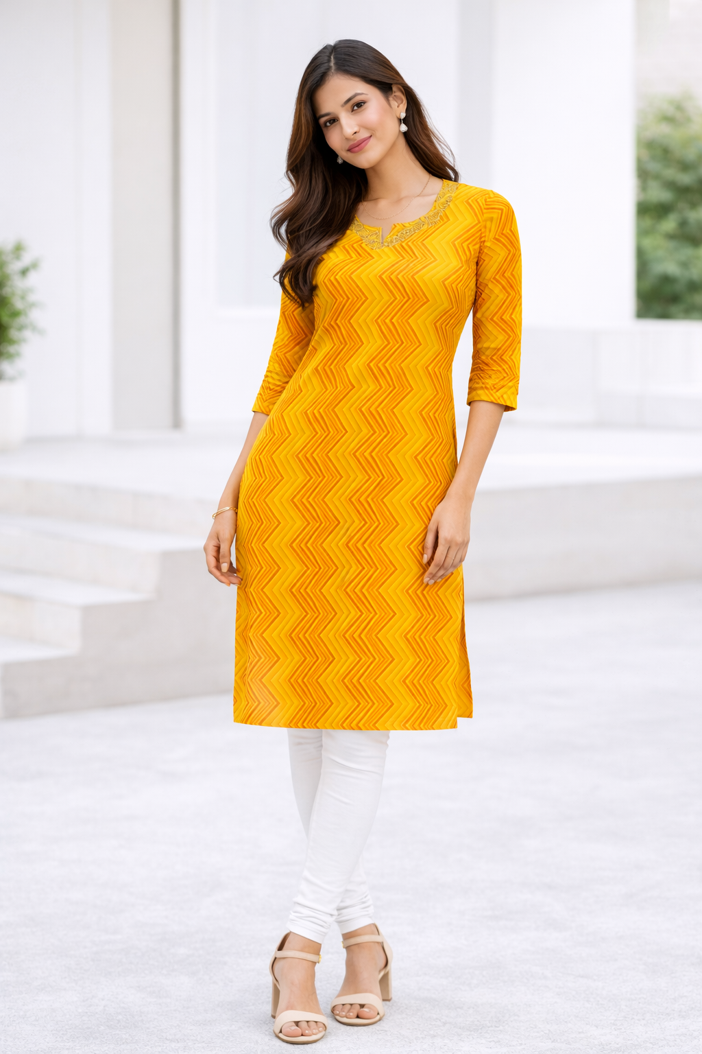 vibrant-yellow-zigzag-print-cotton-kurti-yellow-1.png
