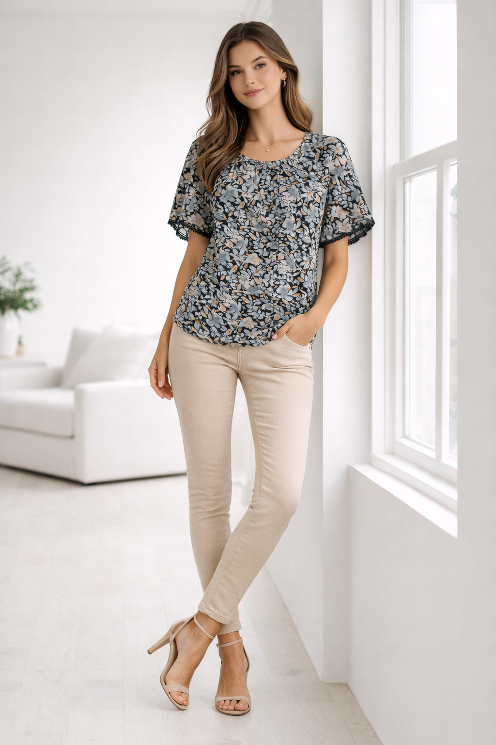 womens-black-floral-chiffon-lace-trim-top-1.png