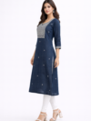 womens-blue-embroidered-cotton-kurti-blue-front-2.png