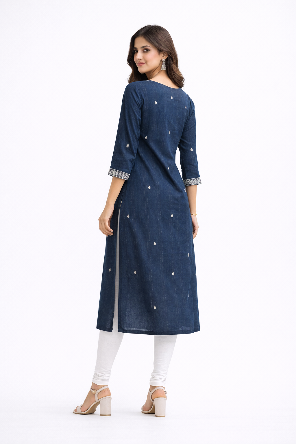 womens-blue-embroidered-cotton-kurti-blue-front-3.png