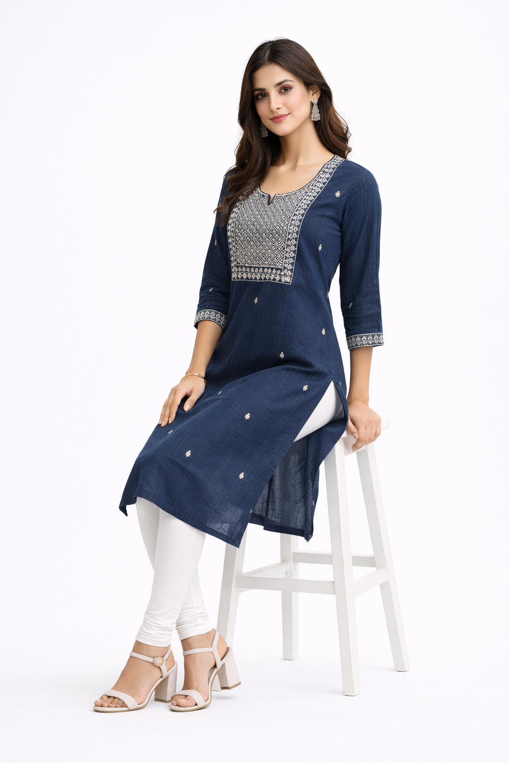 womens-blue-embroidered-cotton-kurti-blue-front-4.png