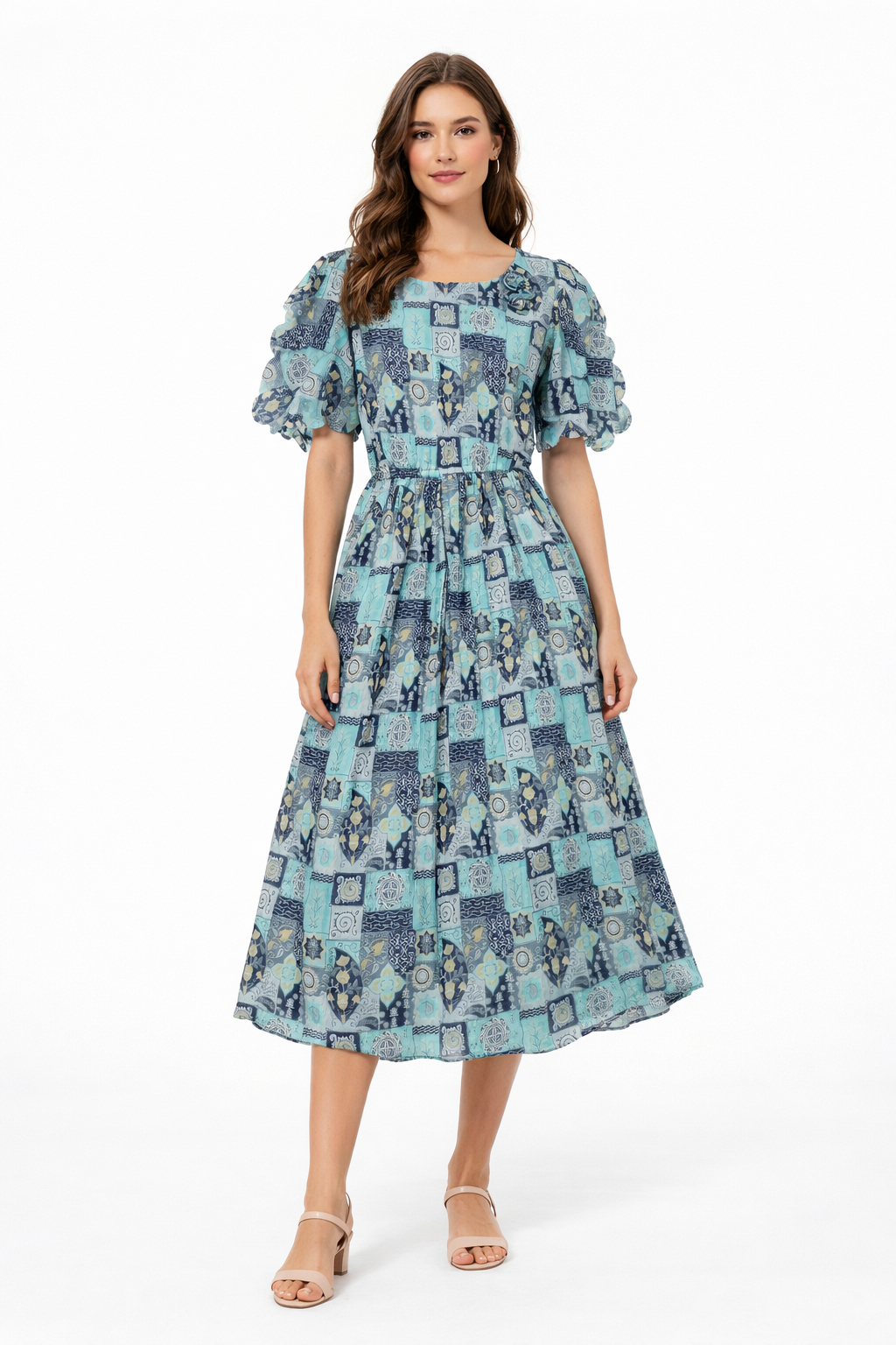 womens-blue-printed-flutter-sleeve-chiffon-midi-dress-blue-2.png