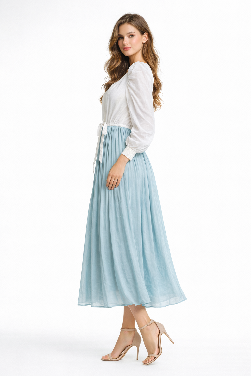 womens-dual-tone-pleated-maxi-dress-blue-2.png