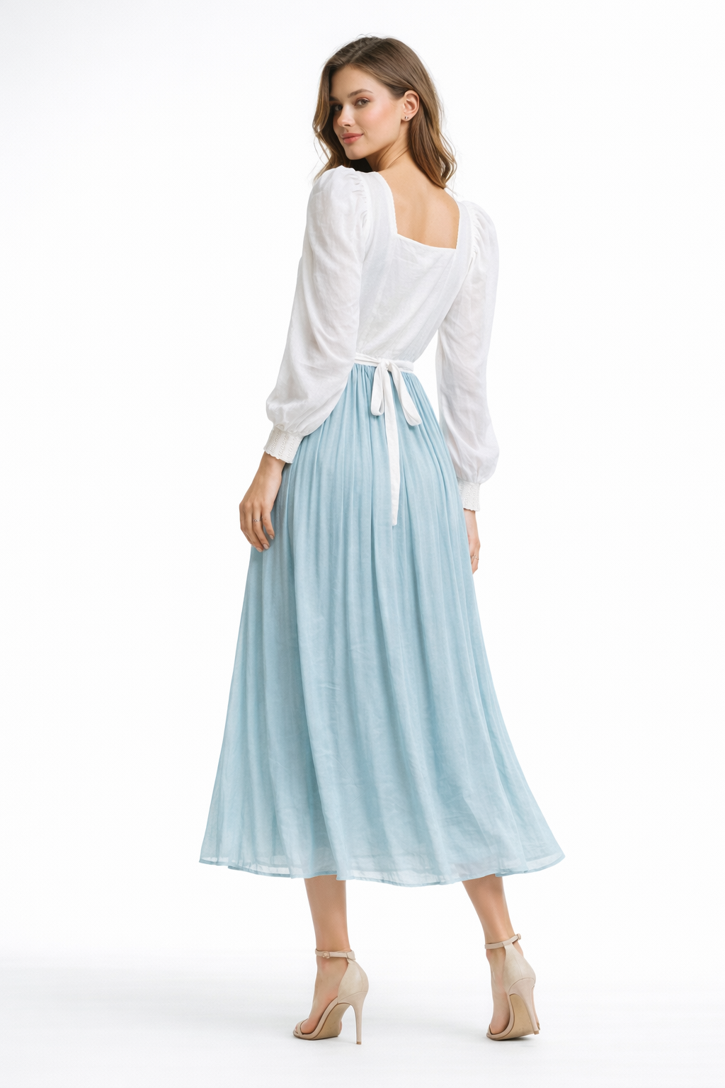 womens-dual-tone-pleated-maxi-dress-blue-3.png