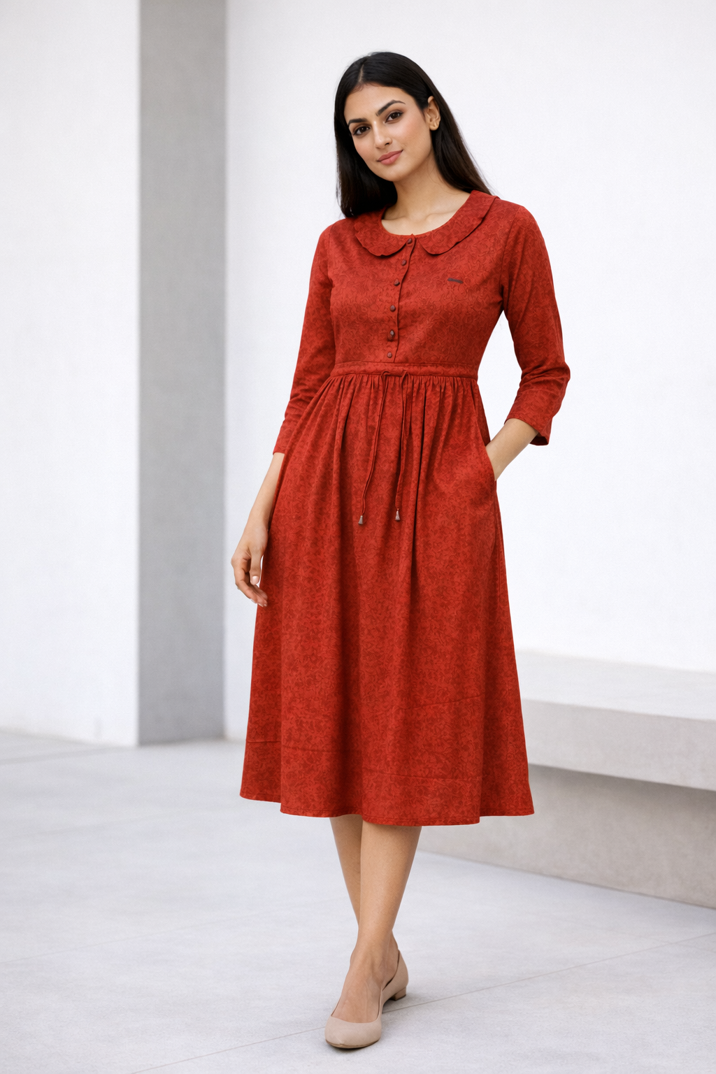 womens-elegant-red-rayon-midi-dress-red-1.png