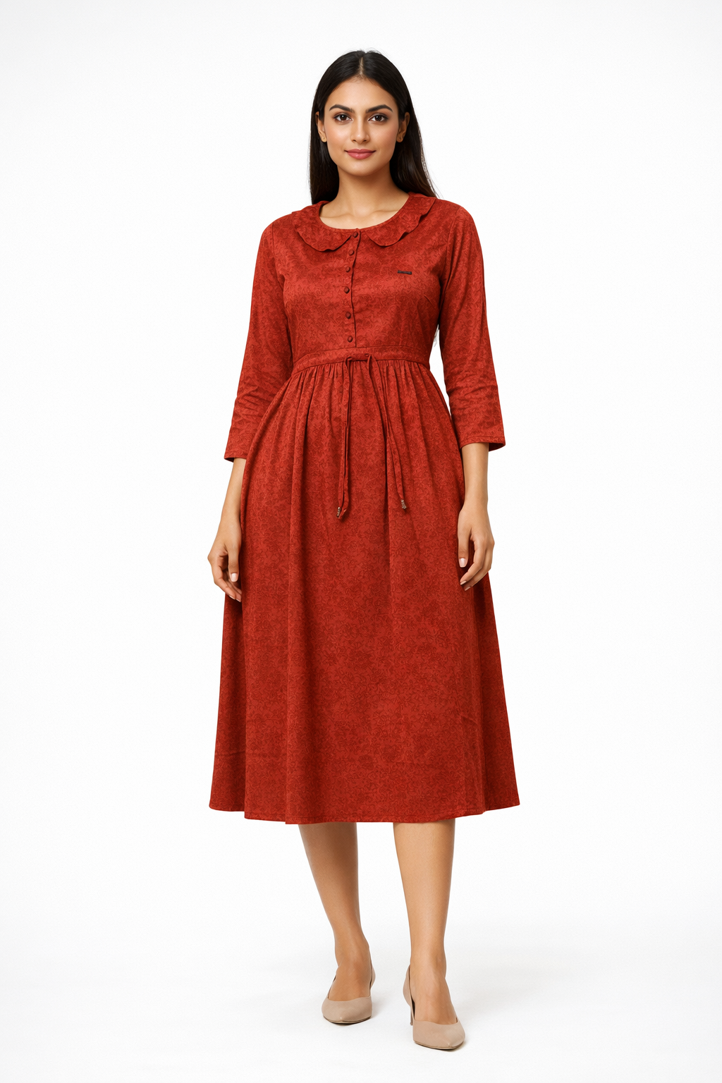 womens-elegant-red-rayon-midi-dress-red-2.png