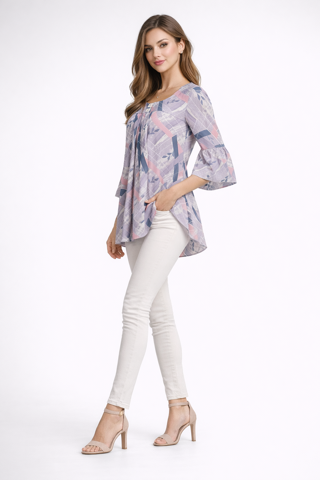 womens-geometric-printed-rayon-a-line-top-lavender-2.png