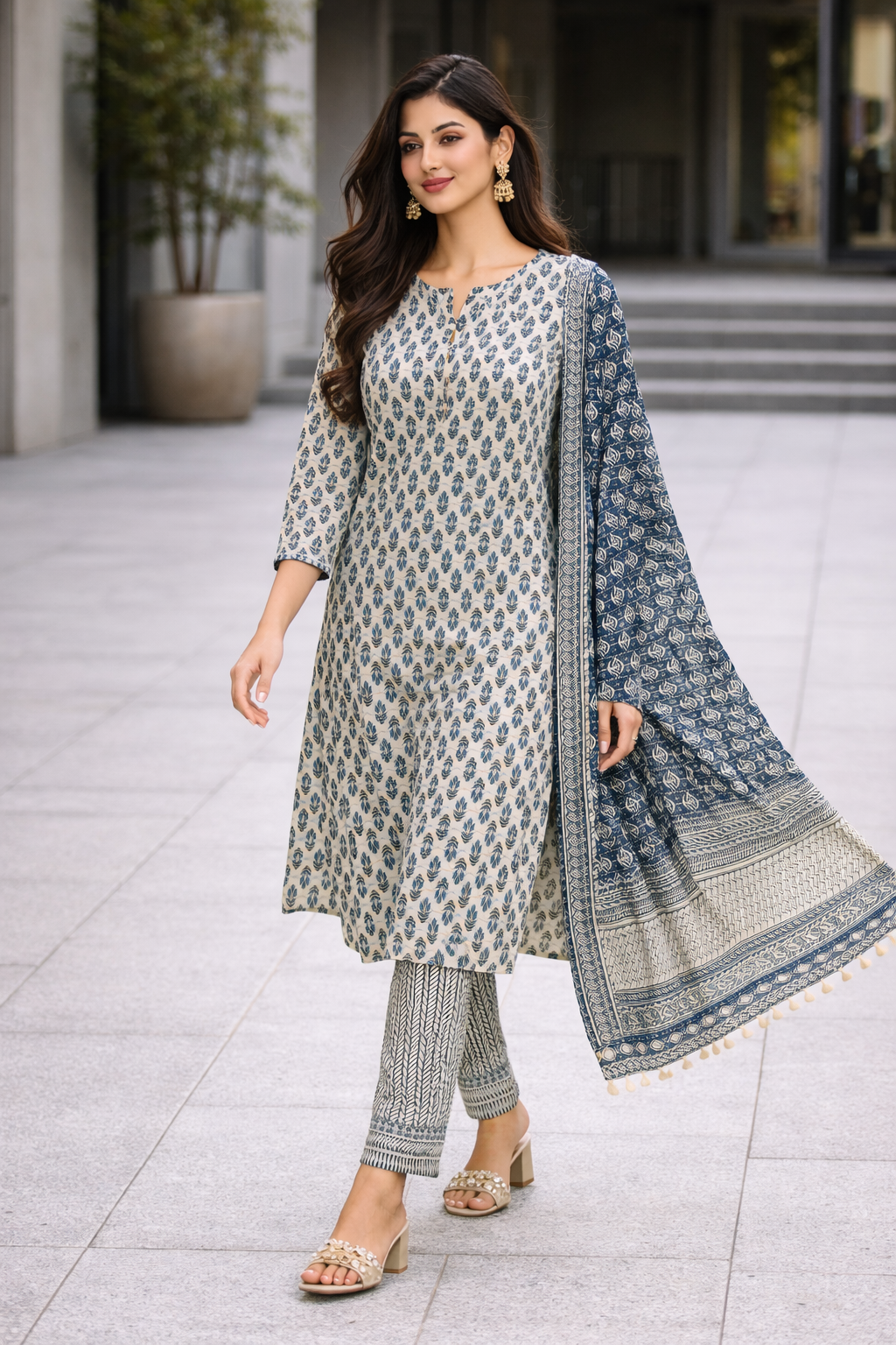 womens-indigo-printed-cotton-kurti-pant-dupatta-set-indigo-1.png