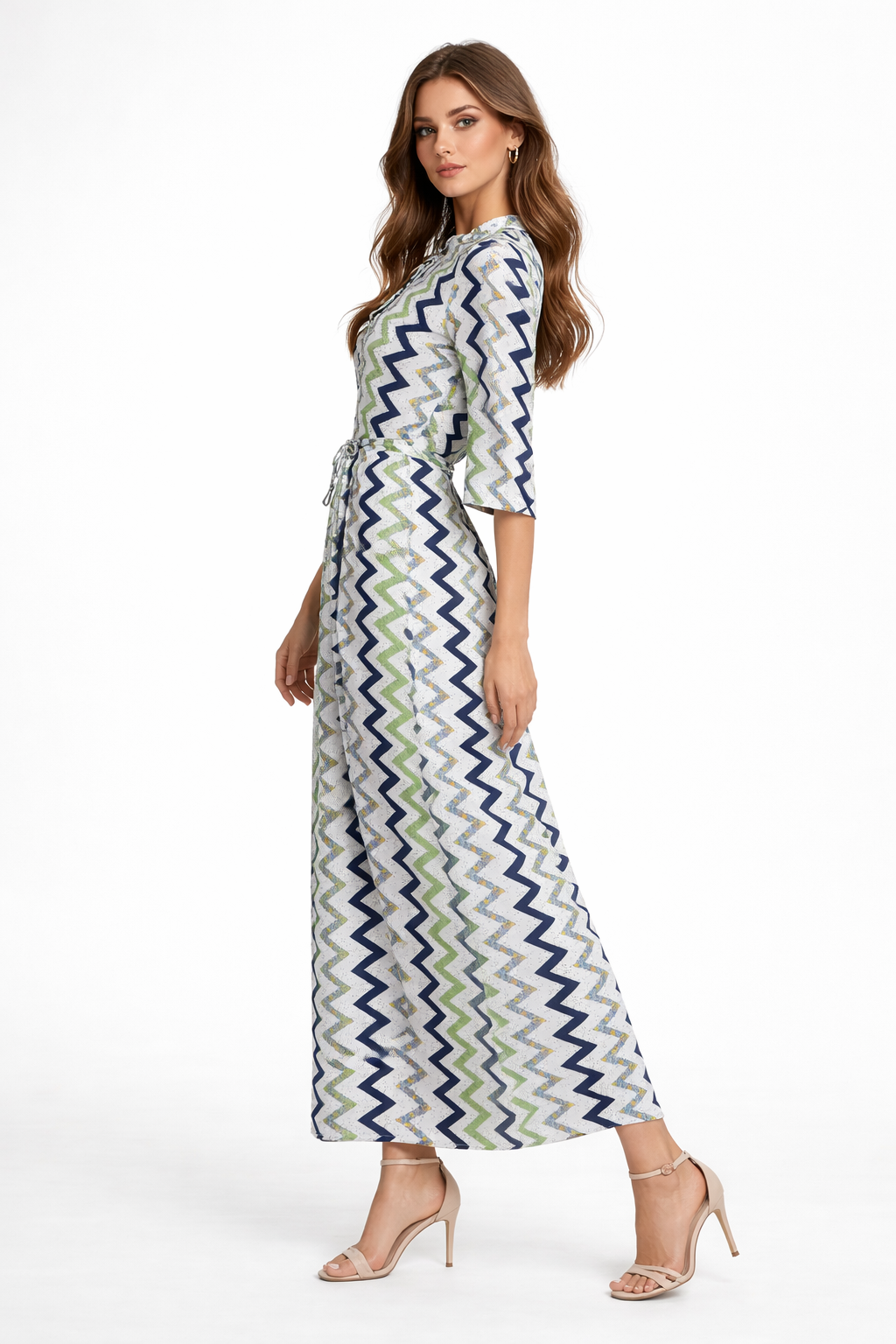 womens-multicolor-zigzag-print-chiffon-maxi-dress-green-2.png