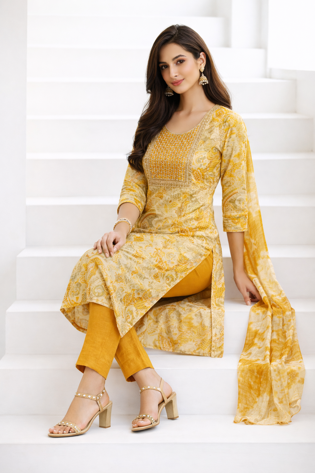 womens-mustard-printed-cotton-kurti-set-with-pant-dupatta-mustard-4.png