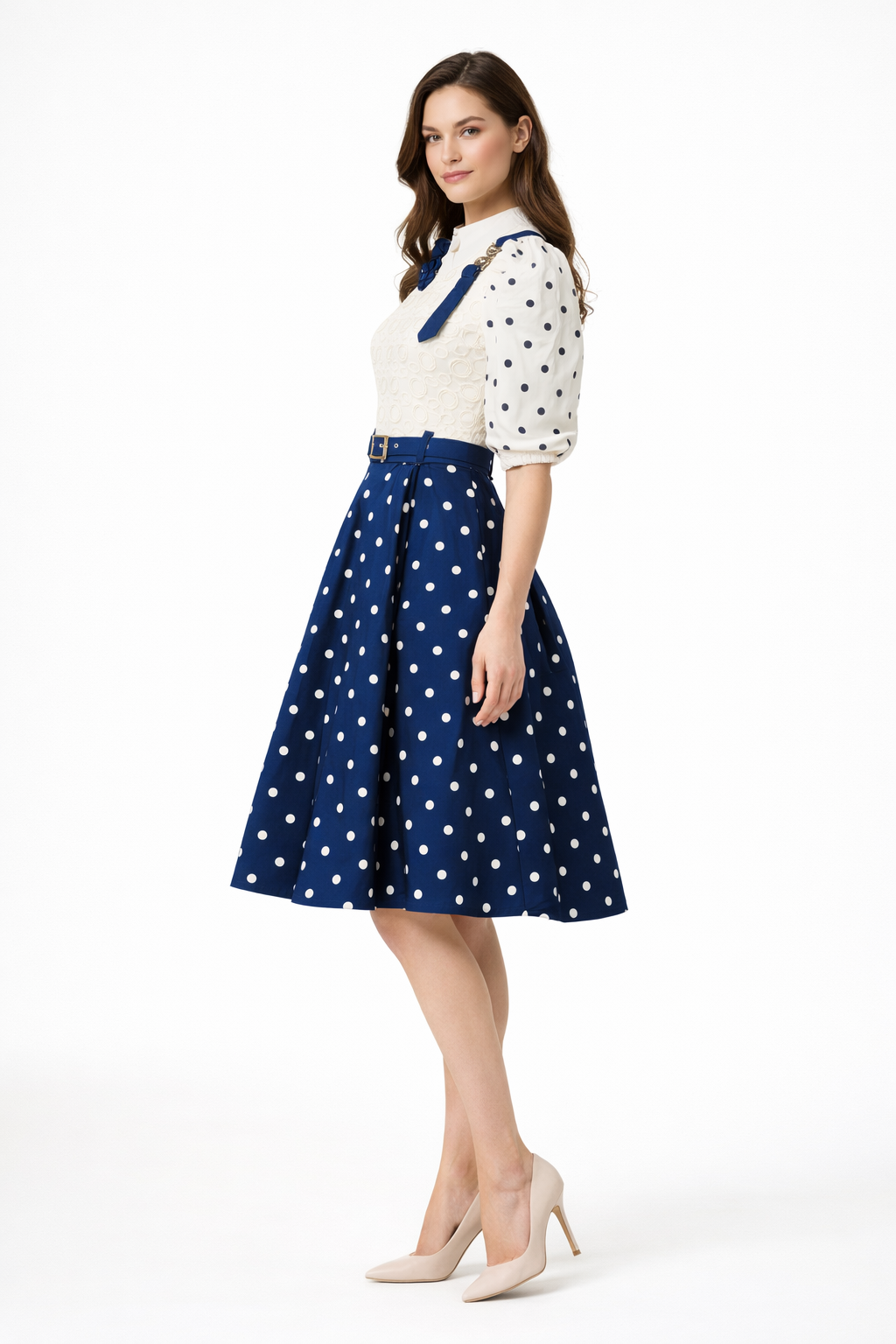 womens-navy-blue-white-polka-dot-cotton-short-dress-blue-2.png