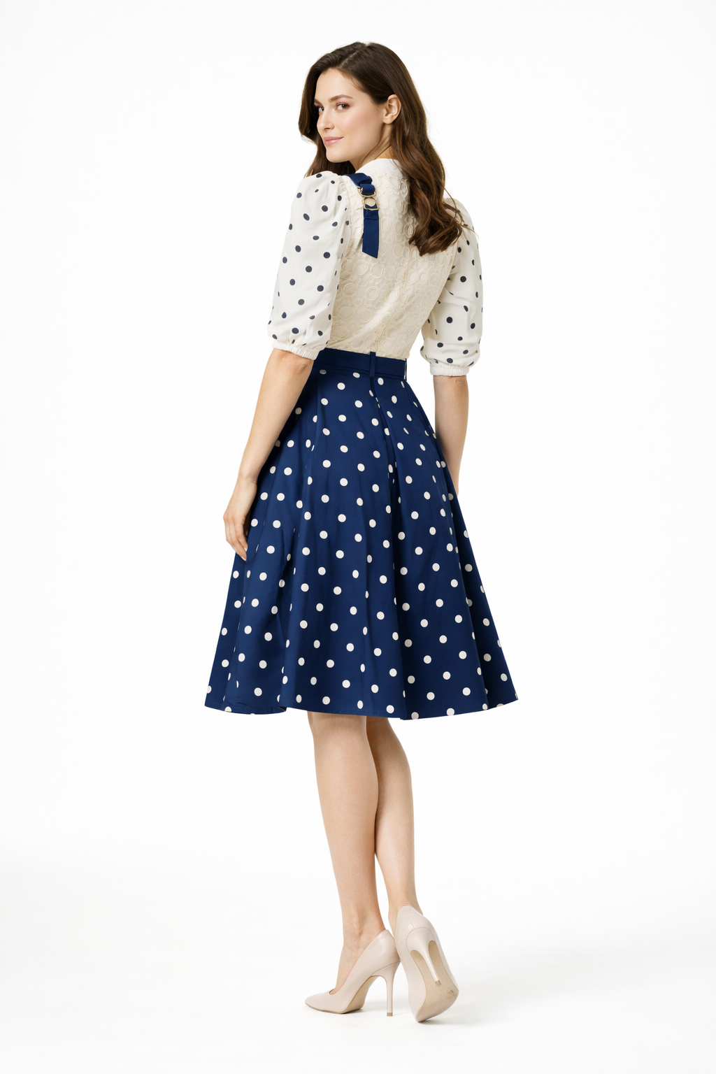 womens-navy-blue-white-polka-dot-cotton-short-dress-blue-3.png