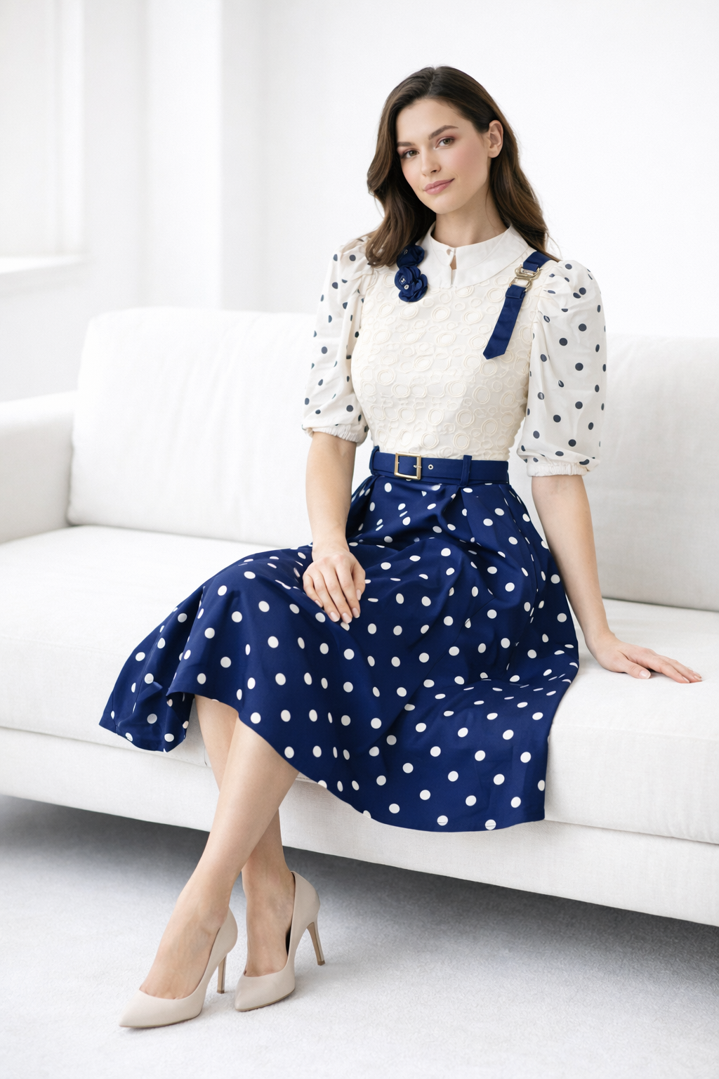 womens-navy-blue-white-polka-dot-cotton-short-dress-blue-4.png