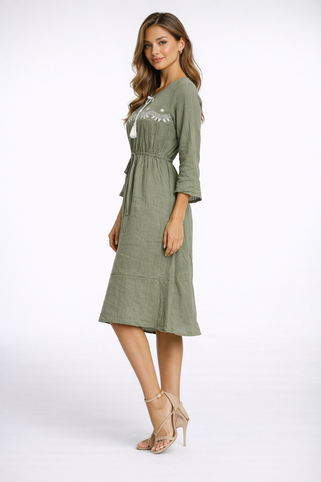 womens-olive-embroidered-tie-neck-midi-dress-2.png