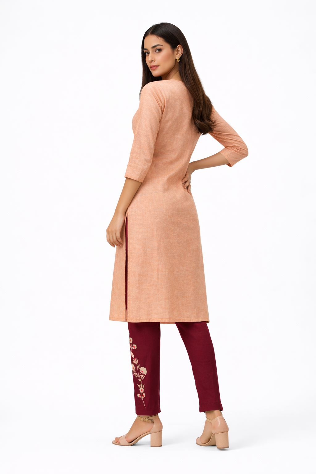 womens-rayon-straight-kurti-with-embroidered-pant-set-peach-2.png