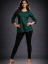 womens-solid-embroidered-rayon-tunic-top-green-4.png
