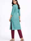 womens-teal-printed-cotton-kurti-with-pant-set-teal-front-2.png